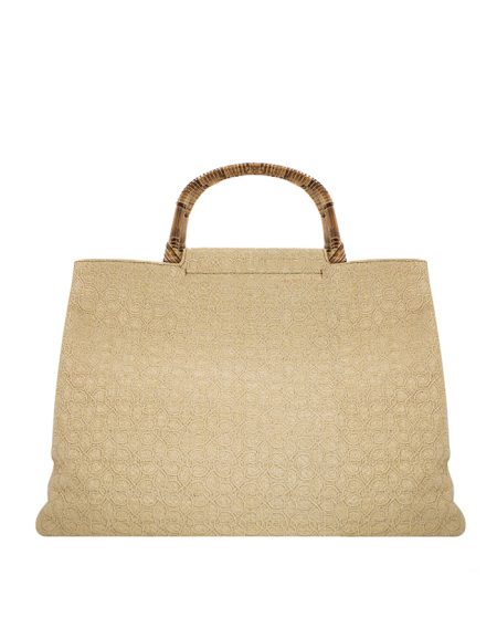 KIRA | Embroidery Rafia Tote