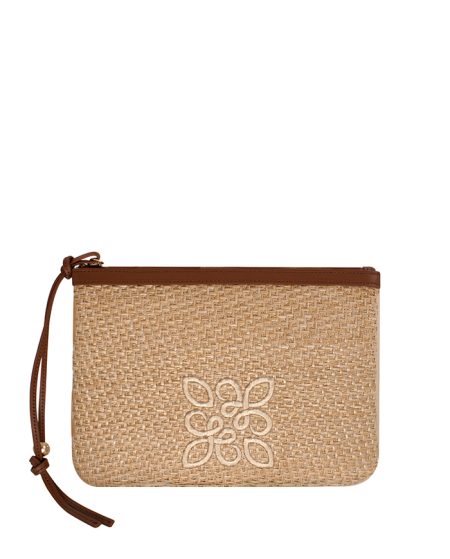 TANIA | Straw Pochette