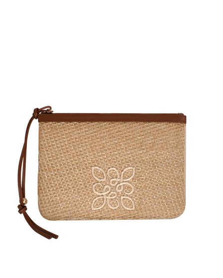 TANIA | Straw Pochette